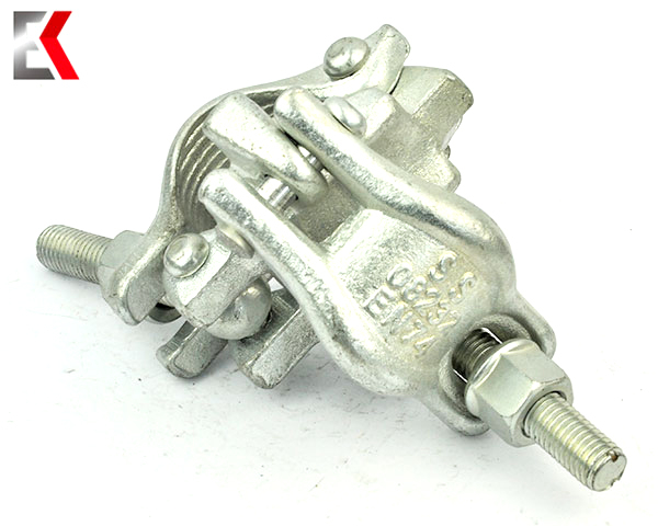 Coupleur double de type américain (côtes antidérapantes)