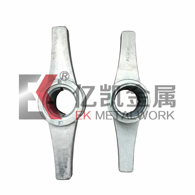 Écrou à vis à vis galvanisée sur mesure 48 mm pour u tête de tête