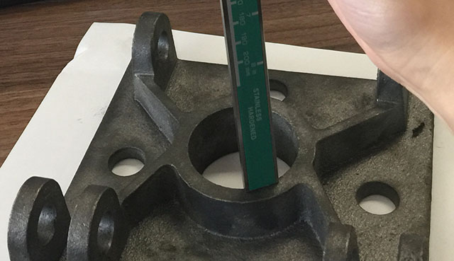 Plaque de base de fonderie 18