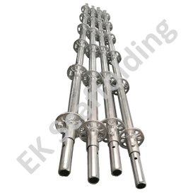 Système d'échafaudage de ringlock vertical peint en standard galvanisé