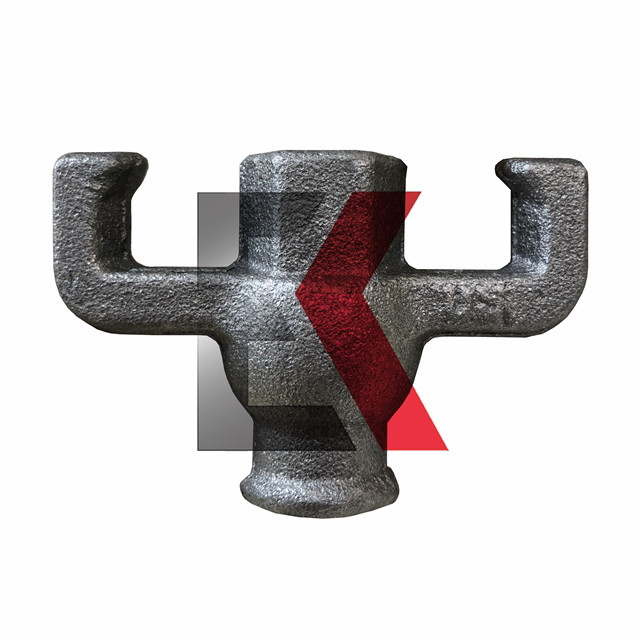 Les accessoires d'échafaudage dépassent l'écrou de l'aile forgée de tir pour le coffrage