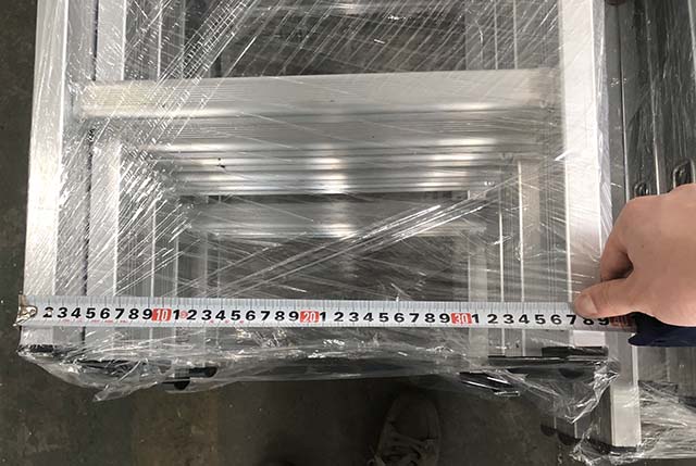 &Eacute;chelle en aluminium