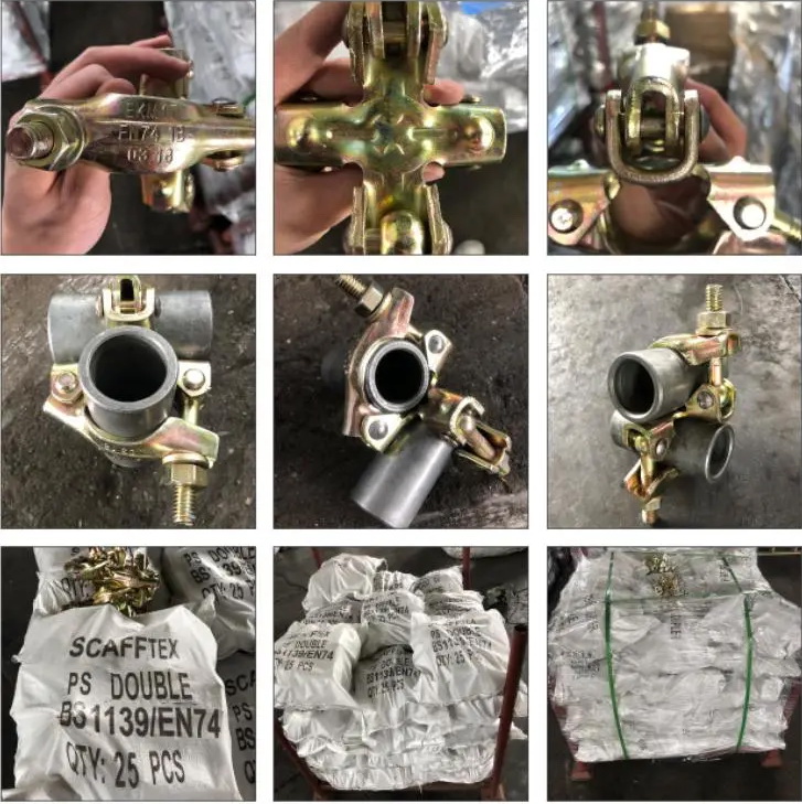 &Eacute;chafaudage press&eacute; Coupleur de type britannique