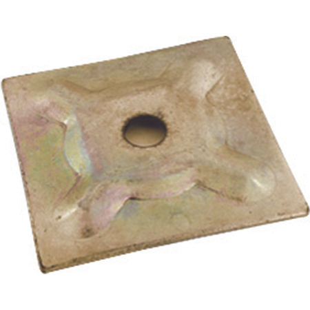 Plaque de laveuse en acier pressé