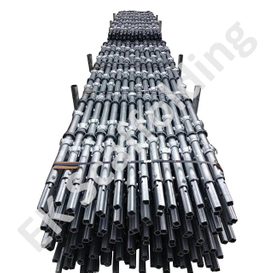 Système d'échafaudage à cuplock vertical peint en standard galvanisé