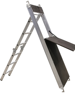 Planche en aluminium d'échafaudage de contreplaqué d'accès interne avec trappe pour la construction