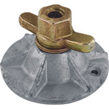 Plaque d'ancrage forgé