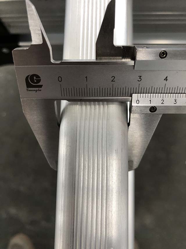 &Eacute;chelle d'&eacute;chafaudage en aluminium 