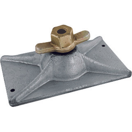 Forme carrée de plaque d'ancrage forgé