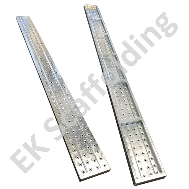 Planche de métal galvanisé HDG Échafaudage de pont en acier