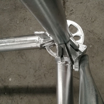Échafaudage en acier galvanisé vertical pour le système Ringlock
