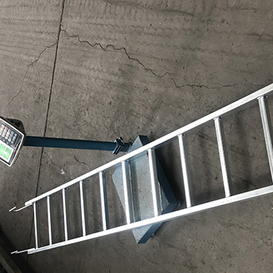 Échafaudage Straight Steel Monkey Ladder Galvanisé