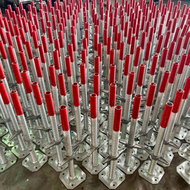 Jack à vis d'échafaudage réglable solide 