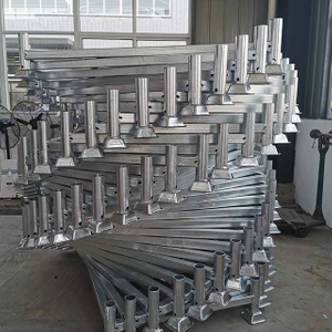 Accessoires d'échafaudage Palette en acier galvanisé peint