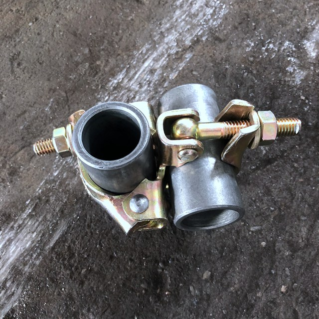 Electro Galvanisé EN74 1B Échafaudage pressé Double Coupleur