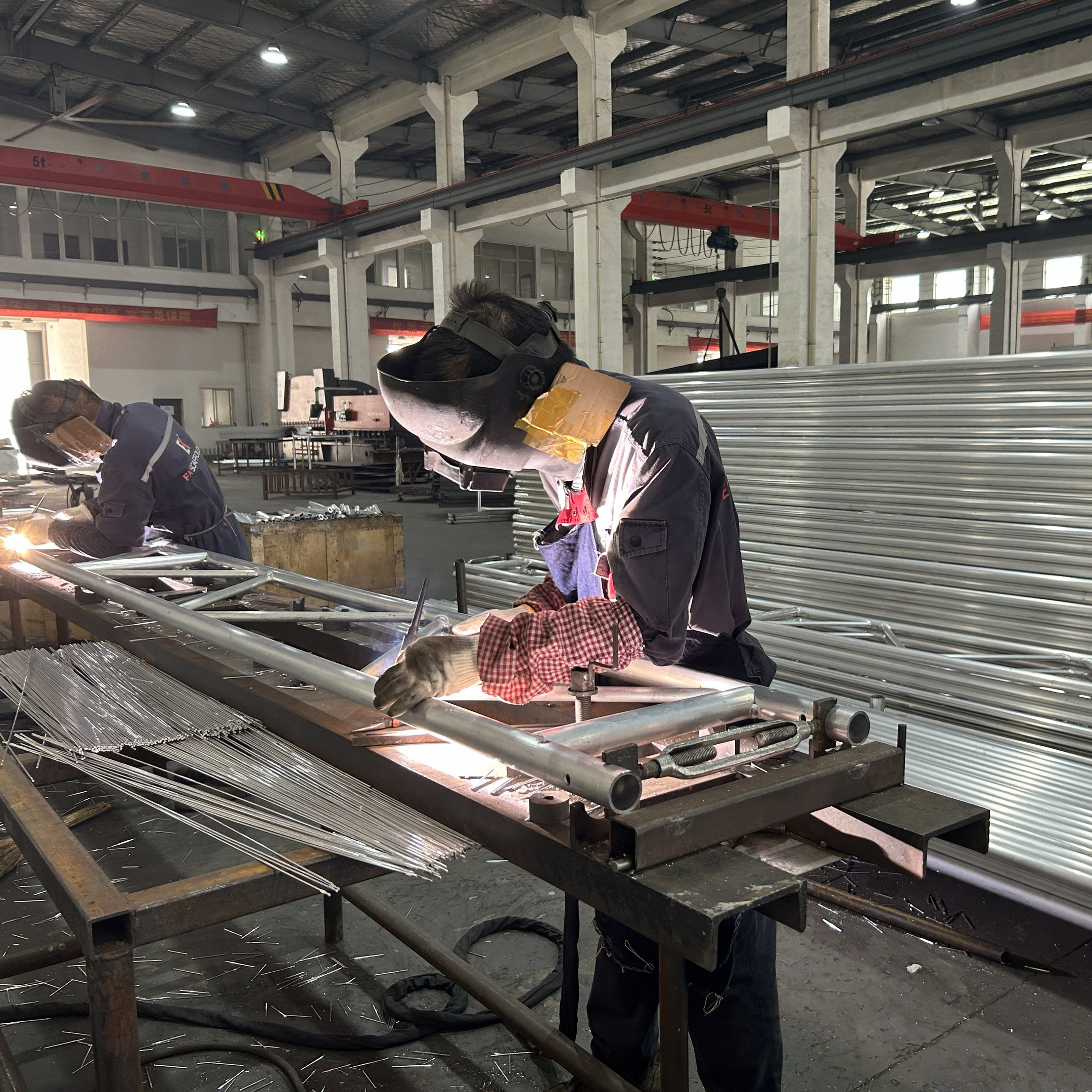 Faisceau de réseau en aluminium