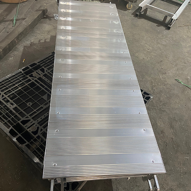 Système d'échafaudage Ringlock en aluminium Plateforme standard de 1,8 m