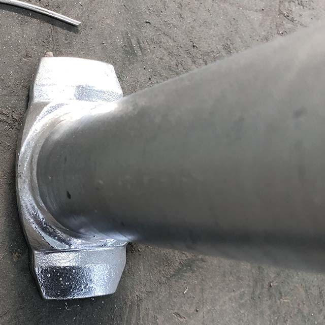 Blade d'échafaudage forgé à la gueule