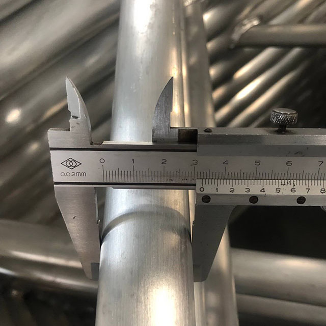 Échafaudage Matériaux de construction Poutre d'échelle droite en aluminium