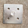 Échafaudage galvanisé Plaque solide en acier à la base en acier