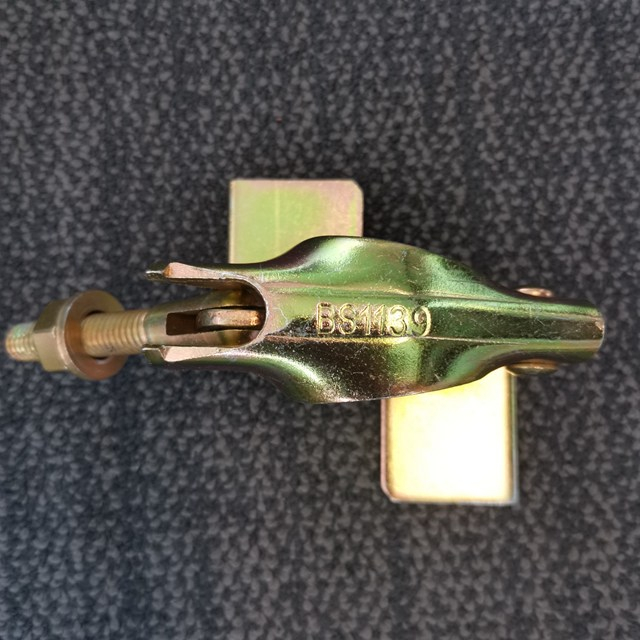 Carte d'échafaudage pressée retenir le coupleur BS1139 Couleur zinc plaquée BRC