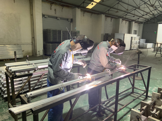 Standard d'&eacute;chafaudage en aluminium Ringlock