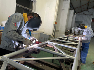 Soudage du faisceau en aluminium