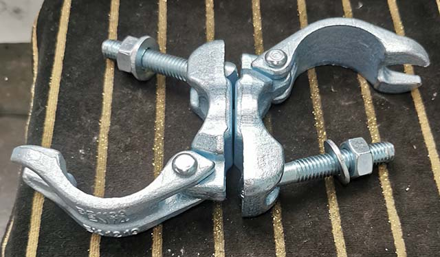 Échafaudage forgé de goutte coupleur pivotant galvanisé