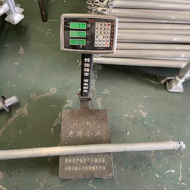 Échafaudage Ringlock en aluminium Prise