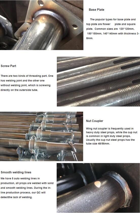 &Eacute;chafaudage r&eacute;glable galvanis&eacute; ou 