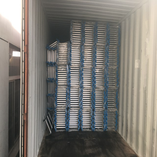 Échafaudage de matériaux de construction Échelle droite en aluminium