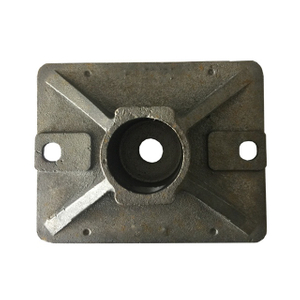 Plaque de base en acier