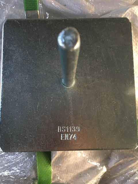 BS1139 EN74 Échafaudage plaqué sur la barre ronde