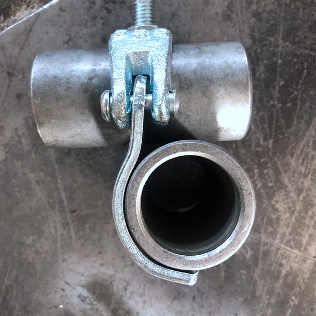 BS1139 Échafaudage à échafaudage à zinc Putlog plaqué de zinc