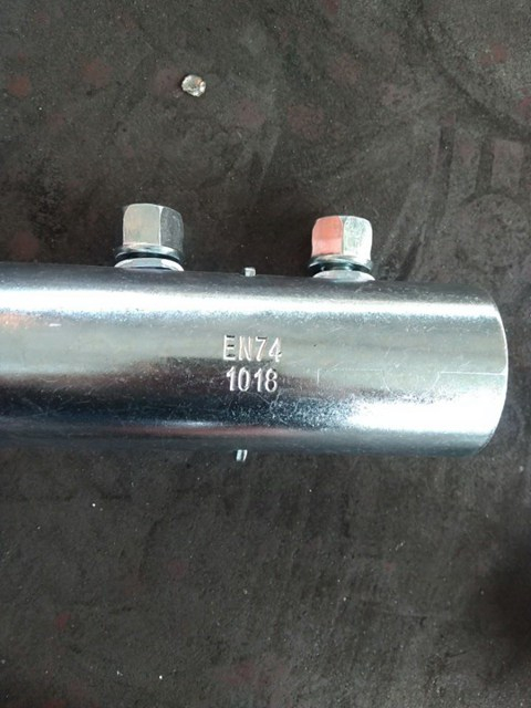 EN74 Coupleur de manchon pressé EN74 Connecteur externe blanc plaqué