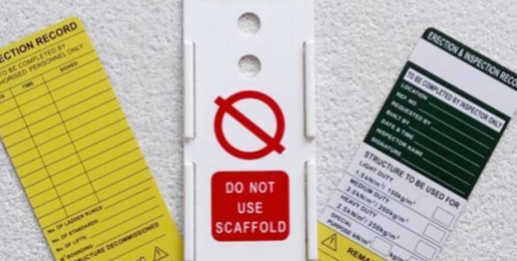 Étiquette de sécurité pour la santé, la sécurité, la qualité et l\'environnement