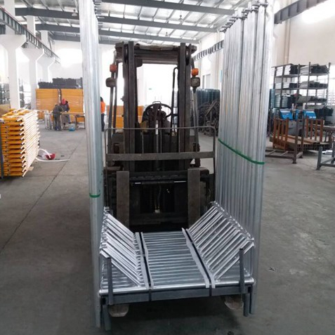 Échafaudage de trame de verrouillage de rivet à ressort HDG