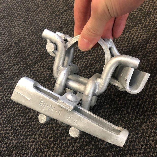 Hot-dip galvanisé de type italien à double coupleur