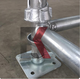 Échafaudage Cuplok HDG Galvanisé Système de cuplock SCAFLOK standard vertical