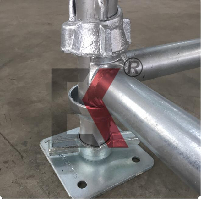 Échafaudage Cuplok HDG Galvanisé Système de cuplock SCAFLOK standard vertical