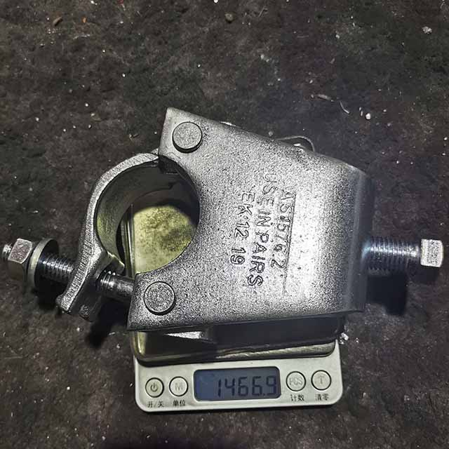 Échafaudage forgé de goutte coupleur de poutre électro-galvanisé