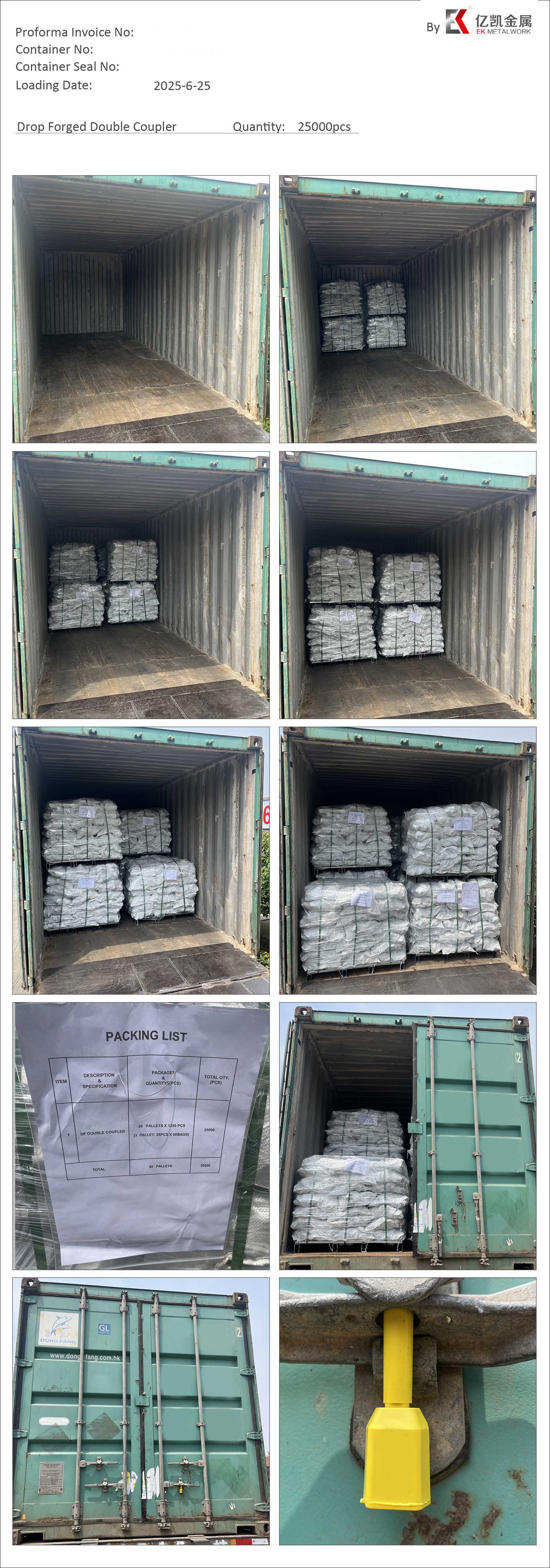 EK-DROP FORGED double coupleur 2550625-3 