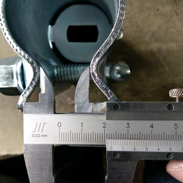 coupleur &agrave; manches d'&eacute;chafaudage