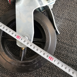 Alimentation des échafaudages en caoutchouc Caster Wheel