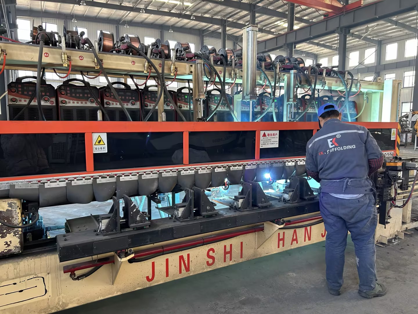 Soudage d'&eacute;chafaudage Ringlock