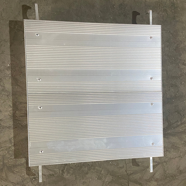 Système d'échafaudage Ringlock en aluminium Plateforme standard 0,7 m