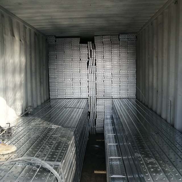 Boches de marche d'échafaudage en acier galvanisé pour la construction