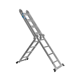 4 * 4 étapes échafaudage échelle pliable en aluminium
