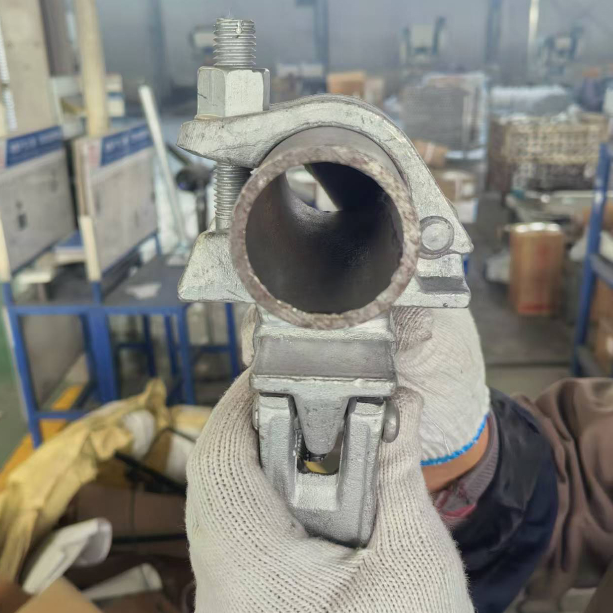 Pince d'échafaudage de forme spéciale à double coupleur 60 X 60