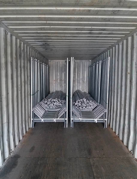 Échafaudage de trou de punch